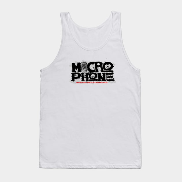 Microphone Tank Top by Muhisme